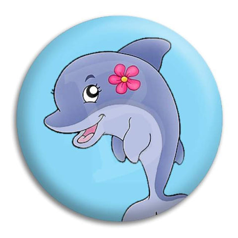 Dolphin Cute Button Badge