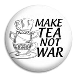 Make Tea Not War 2 Button Badge