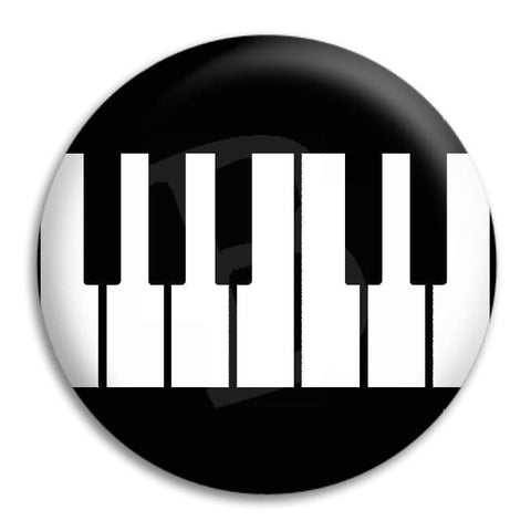 Piano Keys Button Badge