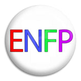 Rainbow Enfp Button Badge