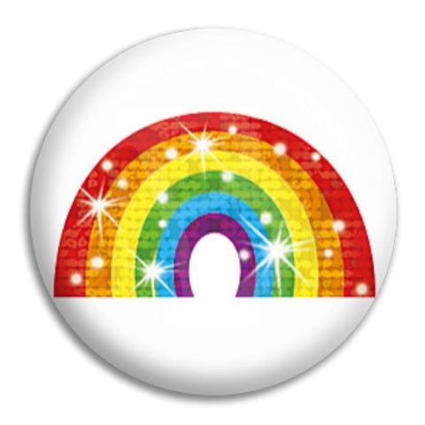 Stary Rainbow Button Badge