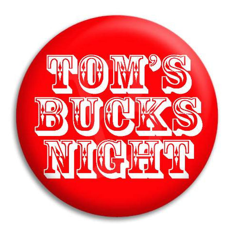 Bucks Night Western Customisable Button Badge