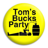 Bucks Party Drunk Keg Guy Button Badge