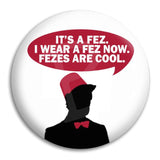 Doctor Who Fez Button Badge