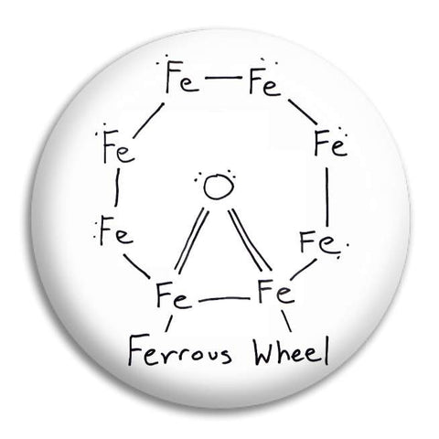 Ferrous Wheel Button Badge