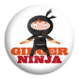 Ginger Ninja Button Badge