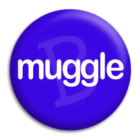H.P   Muggle Button Badge