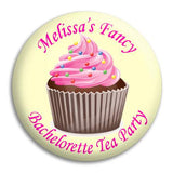 Hens Bachelorette Tea Party Button Badge