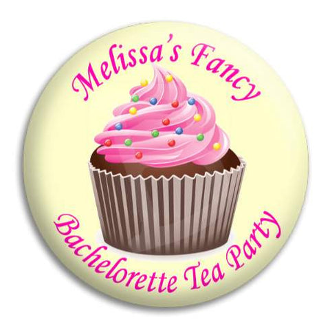 Hens Bachelorette Tea Party Customisable Button Badge