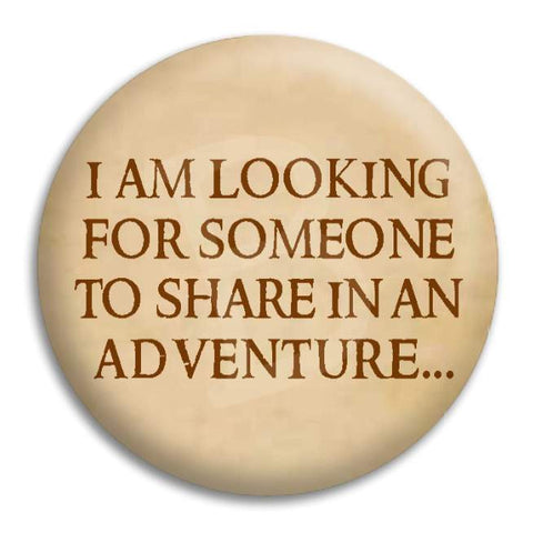 I Am Looking Button Badge