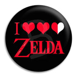 I Heart Zelda Button Badge