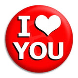I Love You Button Badge