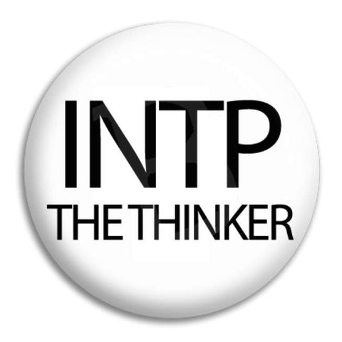Intp The Thinker Button Badge