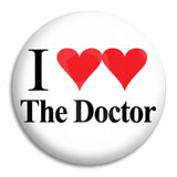 I Heart Heart The Doctor Button Badge