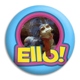Labyrinth Worm Ello Button Badge