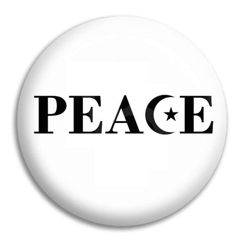 Peace Islam Button Badge