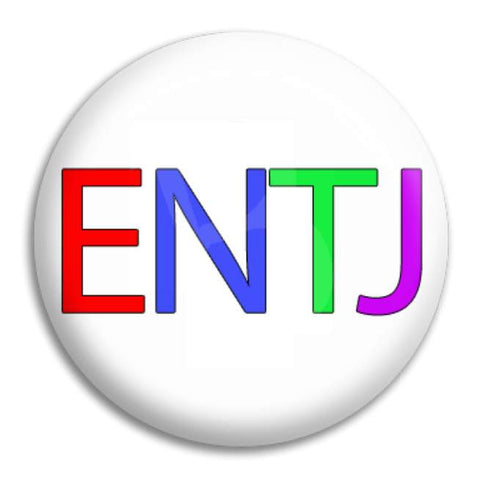 Rainbow Entj Button Badge