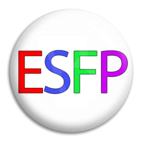 Rainbow Esfp Button Badge