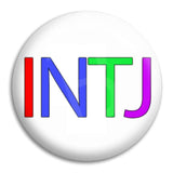 Rainbow Intj Button Badge