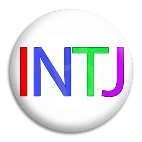 Rainbow Intj Button Badge