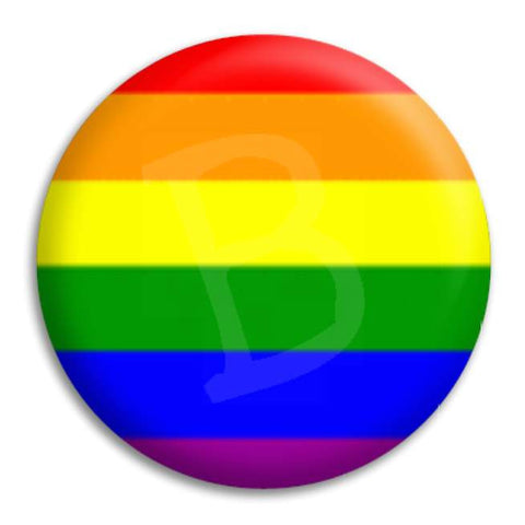 Rainbow Flag Button Badge