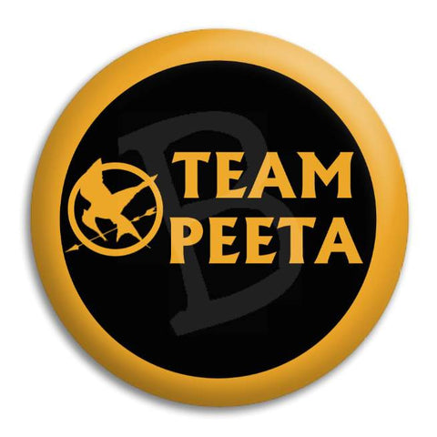 Team Peeta Button Badge