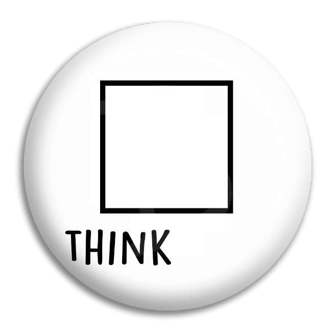 Think Button Badge – Button Empire