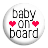 Baby On Board Button Badge