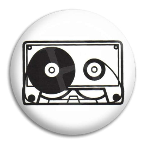 Cassette Button Badge