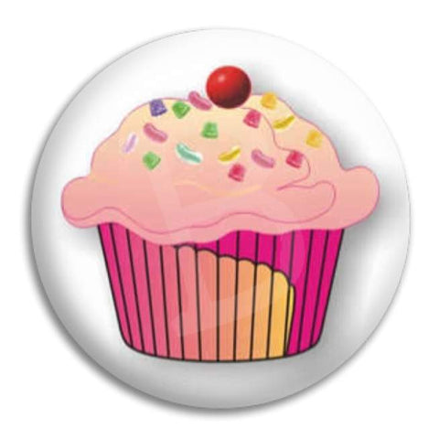 Cupcake Button Badge