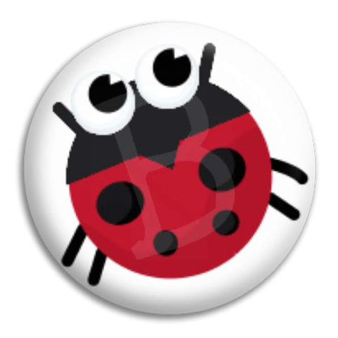 Ladybeetle Button Badge